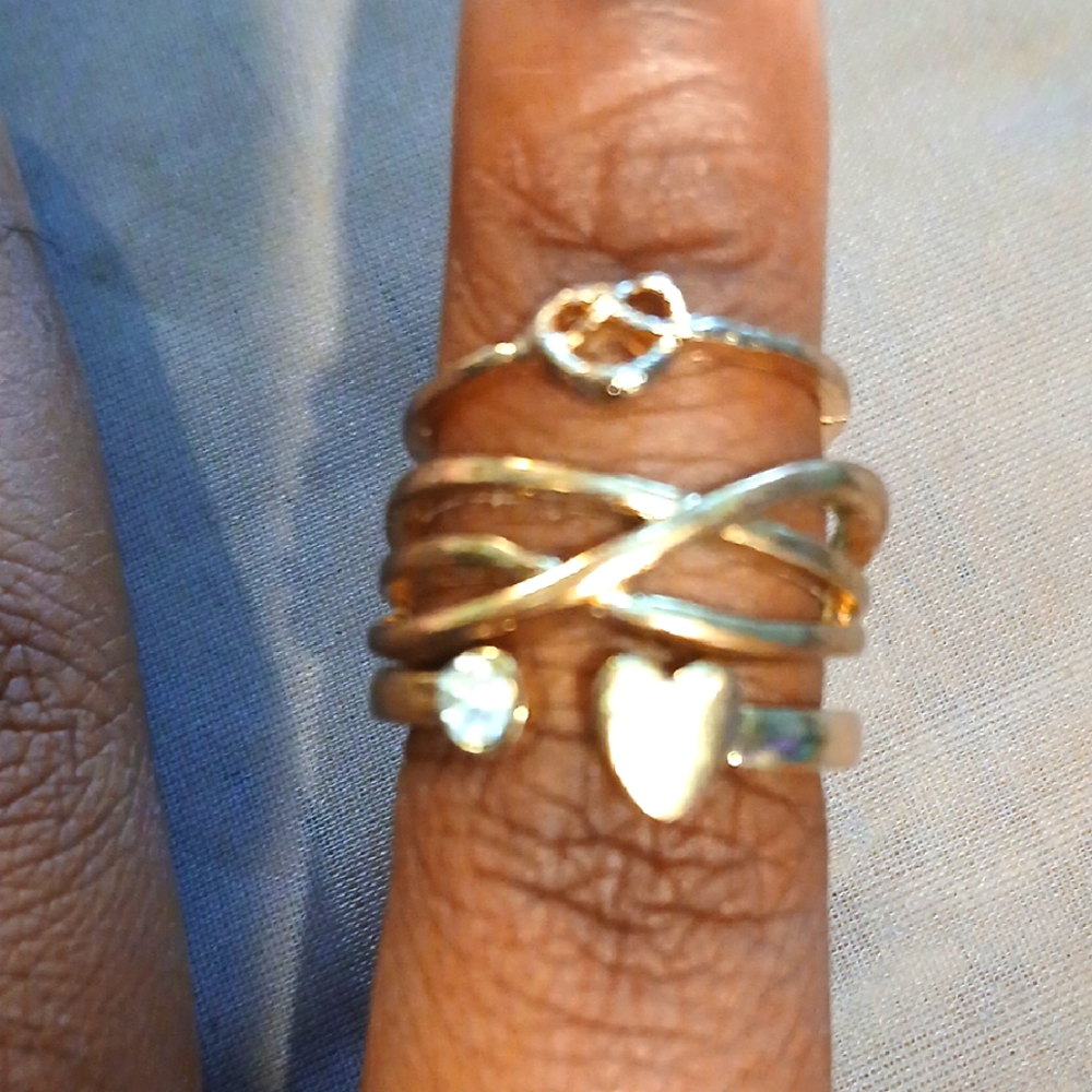 No Boundaries Gold Stackable Rings Set